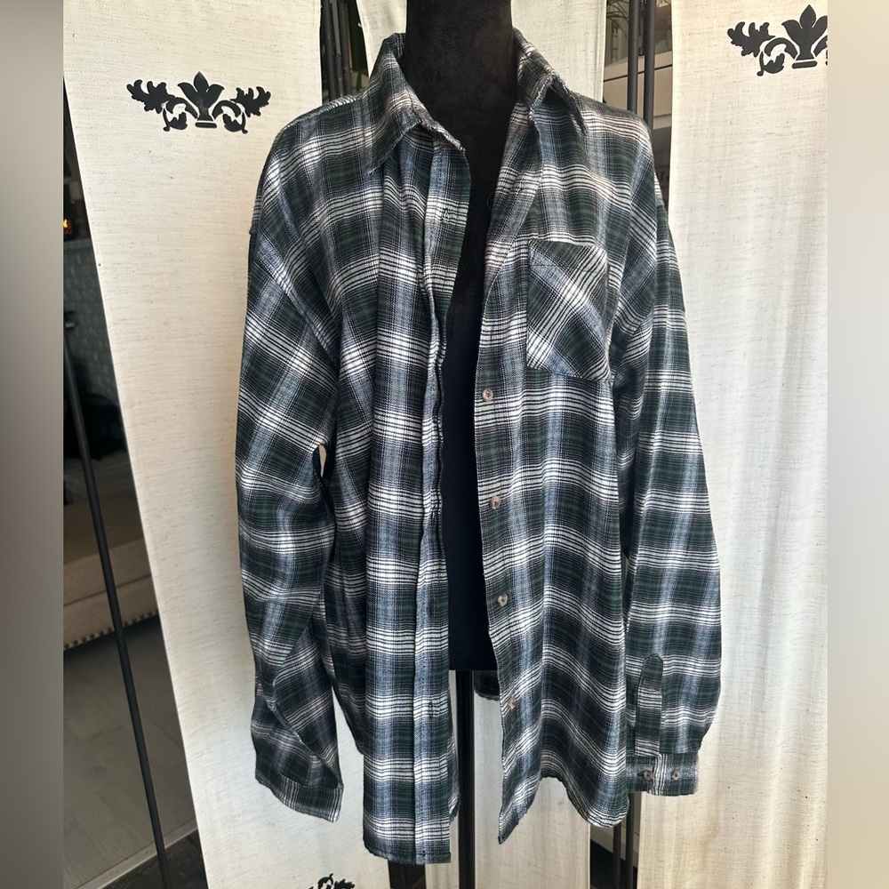 Cascade casual wear button down
